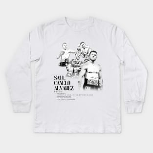 Saul Canelo Alvarez Kids Long Sleeve T-Shirt